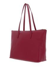 COCCINELLE GLEEN Sac shopping en cuir rouge grenat - Sacs pour Femme - 4