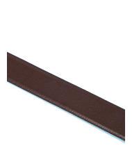 PIQUADRO BLUE SQUARE Ceinture réversible acajou noir - Ceintures - 2