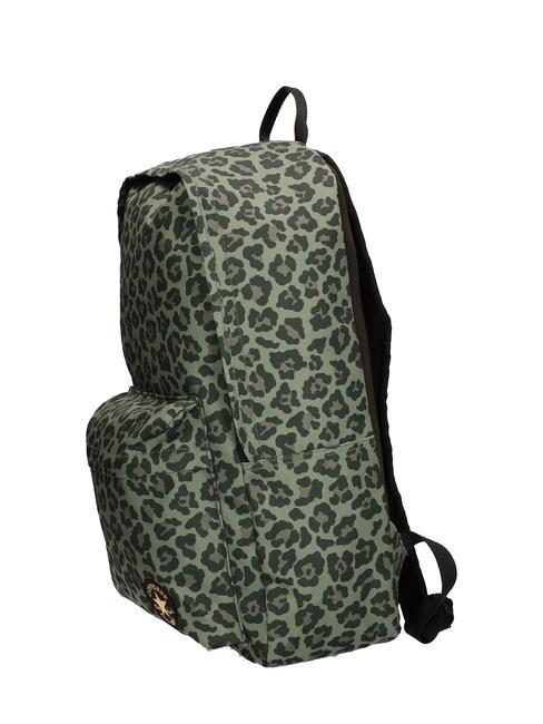 LEOPARD EDC Sac &agrave; dos imprim&eacute; olive moyenne - Sacs &agrave; dos pour l'&Eacute;cole & les Loisirs