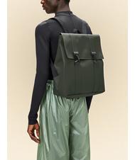 RAINS MSN BAG Sac &agrave; dos &eacute;tanche ville l&eacute;gumes verts - Sacs &agrave; dos pour l'&Eacute;cole & les Loisirs - 4