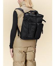 RAINS TEXEL TOTE Sac à dos étanche noir - Sacs à dos pour ordinateur portable - 7