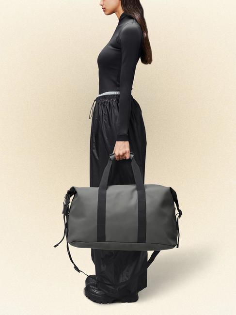 HILO WEEKEND Sac &eacute;tanche gris - Sacs de voyage