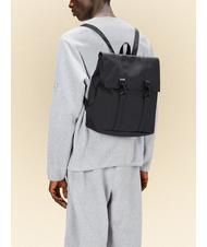 RAINS MSN BAG MINI Sac à dos étanche ville noir - Sacs à dos pour l'École & les Loisirs - 3
