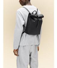 RAINS ROLLTOP RUCKSACK MINI Sac à dos étanche noir - Sacs à dos pour l'École & les Loisirs - 4