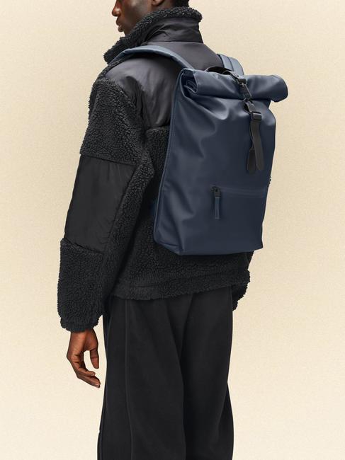 ROLLTOP RUCKSACK Grand sac &agrave; dos &eacute;tanche marine - Sacs &agrave; dos pour l'&Eacute;cole & les Loisirs