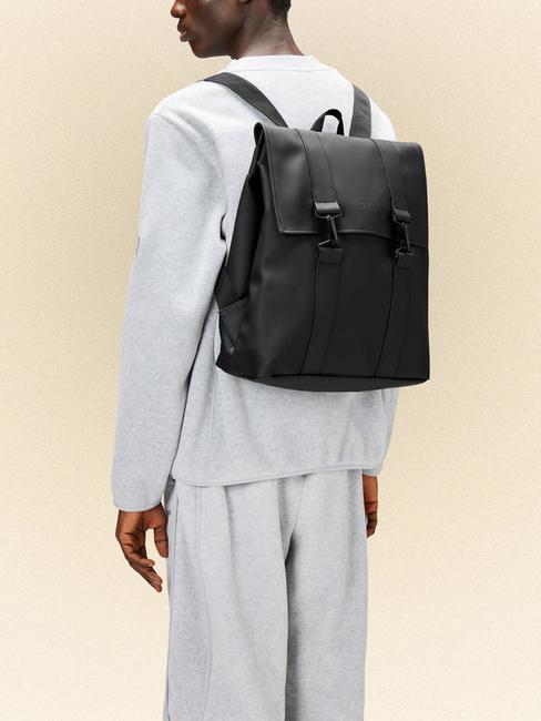 MSN BAG Sac &agrave; dos &eacute;tanche ville noir - Sacs &agrave; dos pour l'&Eacute;cole & les Loisirs