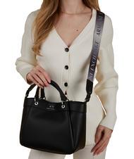 ARMANI EXCHANGE WAVE Sac &agrave; main avec bandouli&egrave;re Noir - Sacs pour Femme - 5