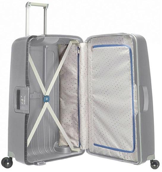 Valise Ligne S'CURE, taille extra-large ARGENT - Valises Rigides