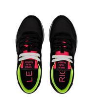 SUN68 ALLY SOLID Baskets noir/jaune fluo - Chaussures Femme - 3
