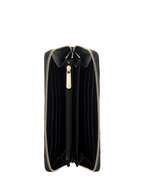PAMELA Grand portefeuille zipp&eacute; le noir - Portefeuilles Femme
