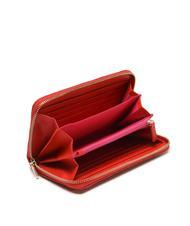 LIUJO ASTILBE Portefeuille zipp&eacute; matelass&eacute; fraise - Portefeuilles Femme - 2
