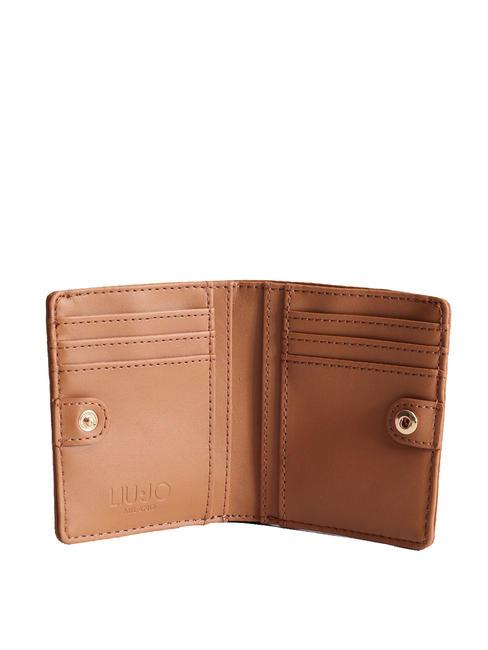 CALIWEN Mini portefeuille vertical bonbons en bronze - Portefeuilles Femme