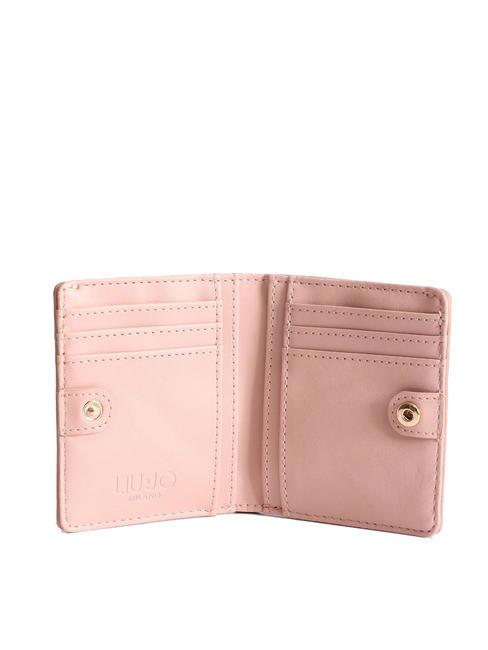 CALIWEN Mini portefeuille vertical p&ecirc;ches douces - Portefeuilles Femme