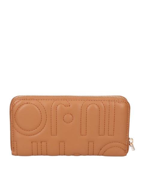 MANHATTAN Grand portefeuille zipp&eacute; bonbons en bronze - Portefeuilles Femme