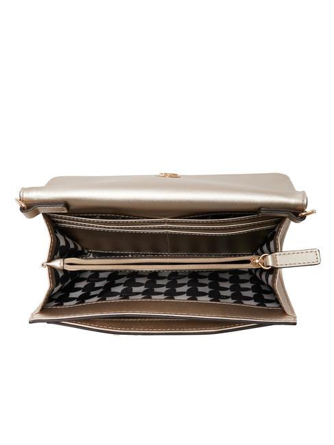 CALIWEN Portefeuille sac &agrave; bandouli&egrave;re Or clair - Portefeuilles Femme