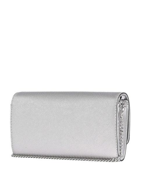 CALIWEN Portefeuille sac &agrave; bandouli&egrave;re argent - Portefeuilles Femme