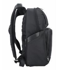 PIQUADRO WALLABY Sac à dos en cuir et tissu, support pc 14" Noir - Sacs à dos pour ordinateur portable - 3