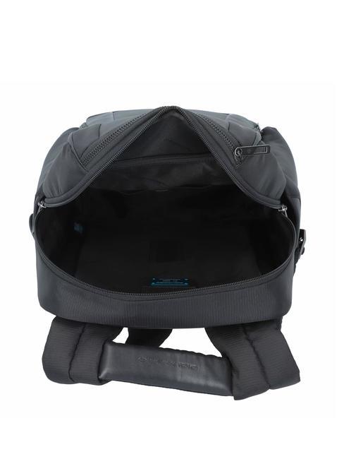 WALLABY Sac à dos en cuir et tissu, support pc 14" Noir - Sacs à dos pour ordinateur portable