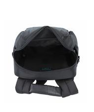 PIQUADRO WALLABY Sac à dos en cuir et tissu, support pc 14" Noir - Sacs à dos pour ordinateur portable - 5
