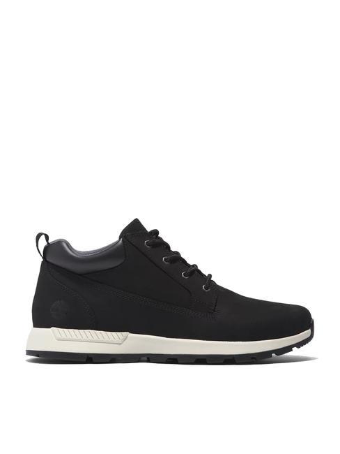 CHUKKA KILLINGTON Chaussure &agrave; lacets en cuir nubuck NOIR - Chaussures Homme