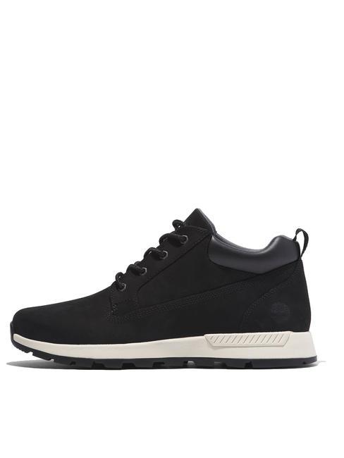 CHUKKA KILLINGTON Chaussure &agrave; lacets en cuir nubuck NOIR - Chaussures Homme