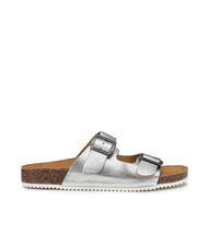 DOCKSTEPS VEGA  Sandales en cuir lamin&eacute; avec deux boucles - Chaussures Femme