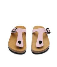 DOCKSTEPS VEGA  Sandale tong en cuir su&eacute;d&eacute; rose - Chaussures Femme - 3