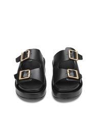 DOCKSTEPS CATALINA 1788 Sandale chausson haut en cuir noir - Chaussures Femme - 3