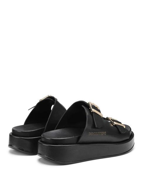 CATALINA 1788 Sandale chausson haut en cuir noir - Chaussures Femme
