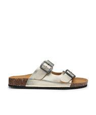 DOCKSTEPS VEGA  Sandale en cuir lamin&eacute; avec deux boucles platine - Chaussures Femme - 2
