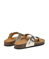 DOCKSTEPS VEGA 2290 Sandale tongs en cuir lamin&eacute; platine - Chaussures Femme - 4