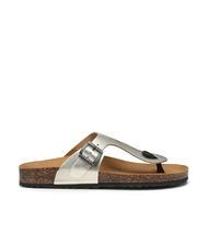 DOCKSTEPS VEGA 2290 Sandale tongs en cuir lamin&eacute; platine - Chaussures Femme - 2