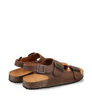 DOCKSTEPS VEGA 2288 Sandale franciscaine en cuir marron fonc&eacute; - Chaussures Homme - 4