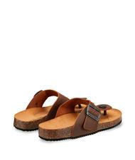 DOCKSTEPS VEGA 2284 Sandale tong en cuir avec boucle marron fonc&eacute; - Chaussures Homme - 4