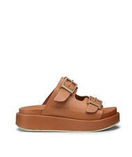 DOCKSTEPS CATALINA Sandale chausson haut en cuir Cognac - Chaussures Femme - 2