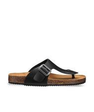 DOCKSTEPS VEGA 2284 Sandale tong en cuir avec boucle noir - Chaussures Homme - 2