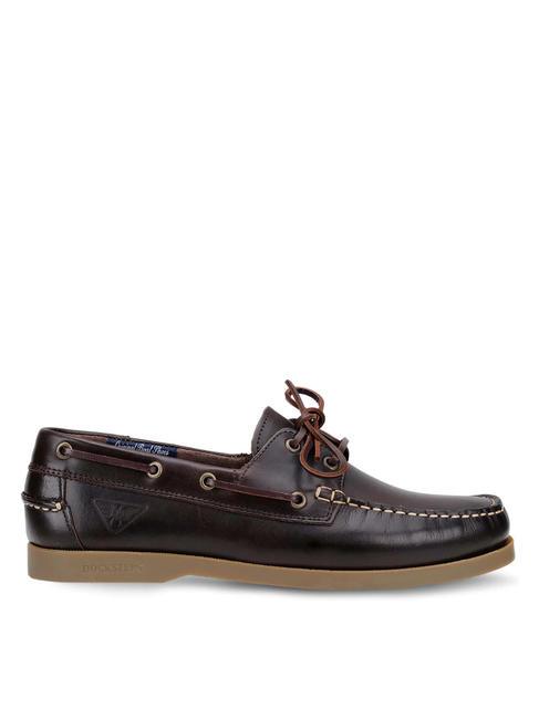 PRO-SAILING 007 Chaussure bateau en cuir marron/beige - Chaussures Homme