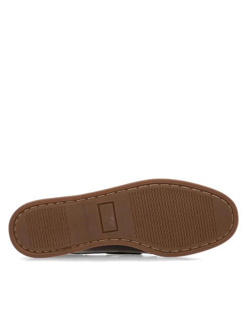 PRO-SAILING 007 Chaussure bateau en cuir marron/beige - Chaussures Homme