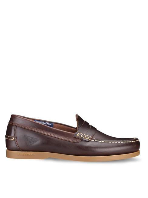 PRO-SAILING 005 Mocassin en cuir brun - Chaussures Homme