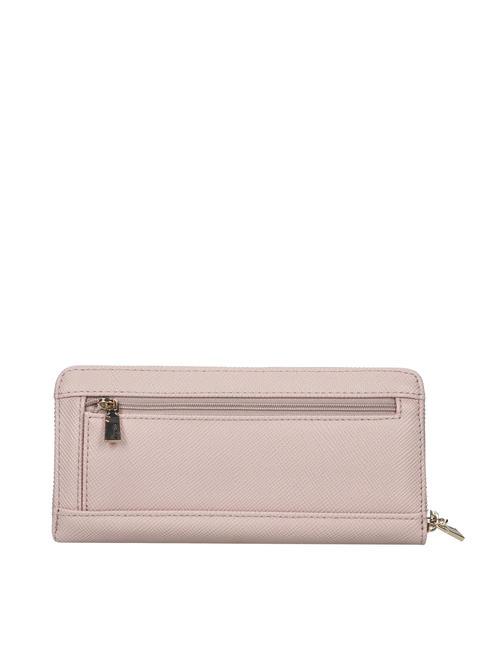 LAUREL Portefeuille zipp&eacute; bois de rose - Portefeuilles Femme