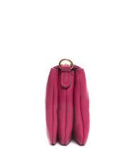 LESAC SIMONA Sac porté épaule en cuir Tris dollar fuchsia - Sacs pour Femme - 6
