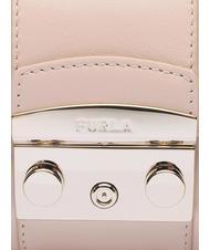 FURLA METROPOLIS Mini sac à bandoulière en cuir ballerine - Sacs pour Femme - 4