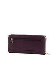 GUESS LAUREL Portefeuille zipp&eacute; prune - Portefeuilles Femme - 3