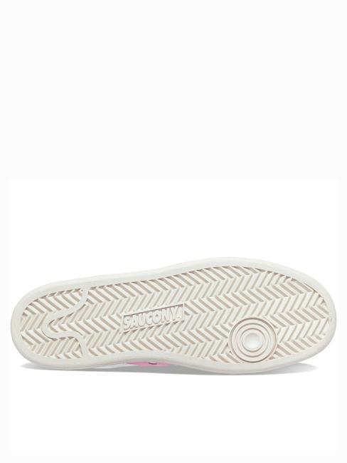 JAZZ COURT Baskets en cuir blanc/rose - Chaussures Homme