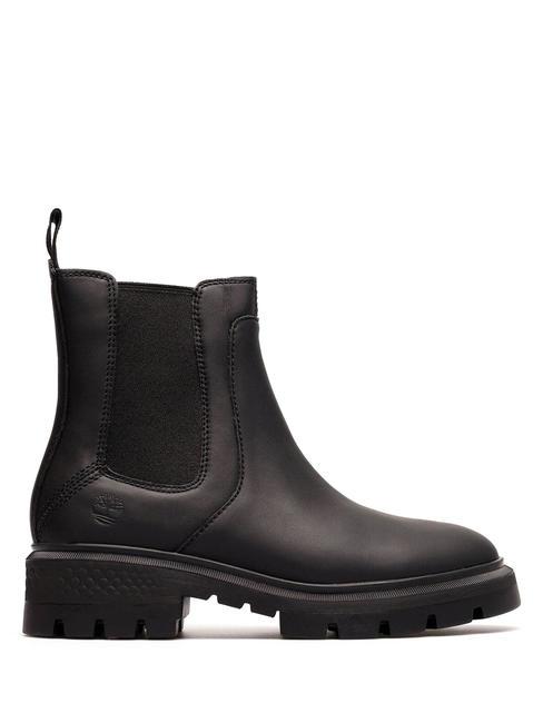 CORTINA VALLEY Bottine Chelsea en cuir Jetblack - Chaussures Femme
