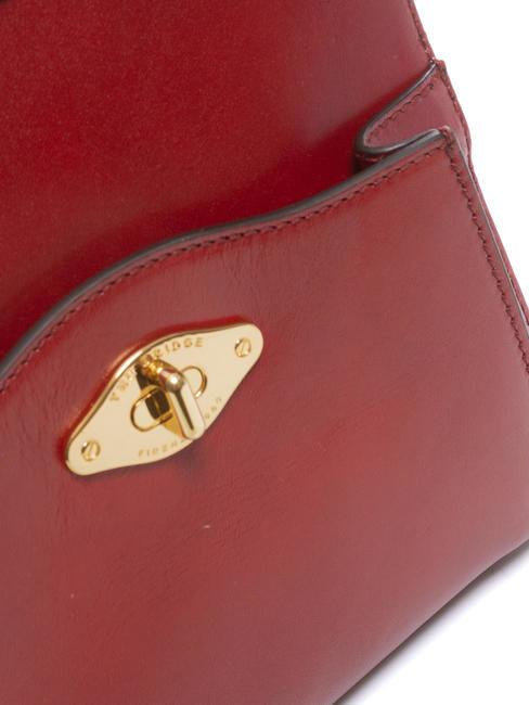 BARBARA Sac à dos en cuir cassis / or - Sacs pour Femme