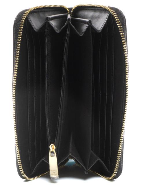 PETRA Portefeuille zipp&eacute; le noir - Portefeuilles Femme