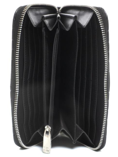 POLLY Portefeuille zipp&eacute; le noir - Portefeuilles Femme