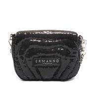 ERMANNO SCERVINO PAOLA SEQUIN Micro-sac &agrave; bandouli&egrave;re le noir - Sacs pour Femme - 3