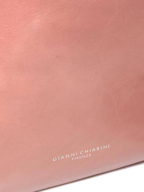 CLUTCH Sac avec bandoulière, en cuir aube rose - Sacs pour Femme